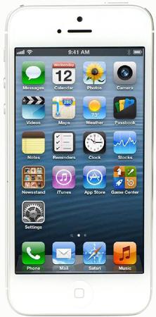 Смартфон Apple iPhone 5 32Gb White & Silver - Вичуга