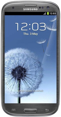 Смартфон Samsung Galaxy S3 GT-I9300 16Gb Titanium grey - Вичуга